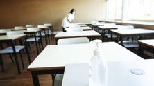 Imagem de 58 alunos em isolamento profilático