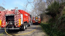 Imagem de Incêndio no Jardim da Serra controlado