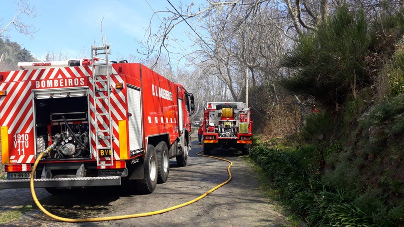 Imagem de Incêndio no Jardim da Serra controlado