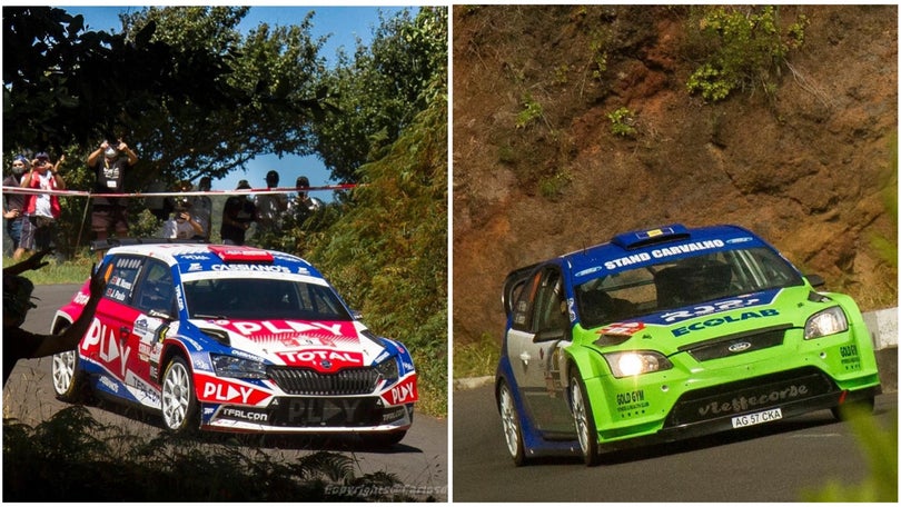 Miguel Nunes com o Skoda Fabia R5 Evo e Rui Pinto com o Ford Focus WRC participam na Rampa do Monte.