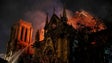 Notre-Dame: O incêndio que está a chocar os franceses e o mundo