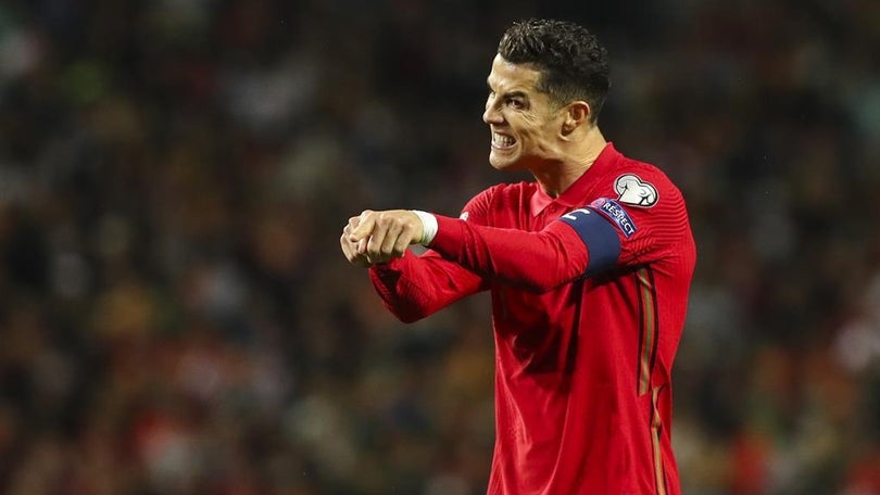 Imagem de Ronaldo entre os convocados de Fernando Santos para os jogos da Liga das Nações