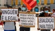 Mais de 100 imigrantes protestam em Lisboa contra o SEF