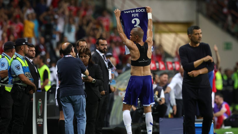 Imagem de Pepe suspenso por dois jogos e Sérgio Conceição um jogo e 23 dias