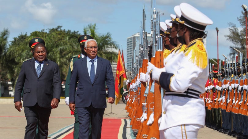 Imagem de António Costa satisfeito com progressos no processo de paz em Moçambique