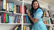 Imagem de Clara Haddad esteve com 1.600 alunos madeirenses