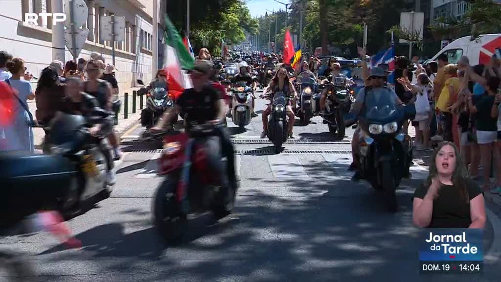 Desfile fecha mais uma concentração de motas em Faro