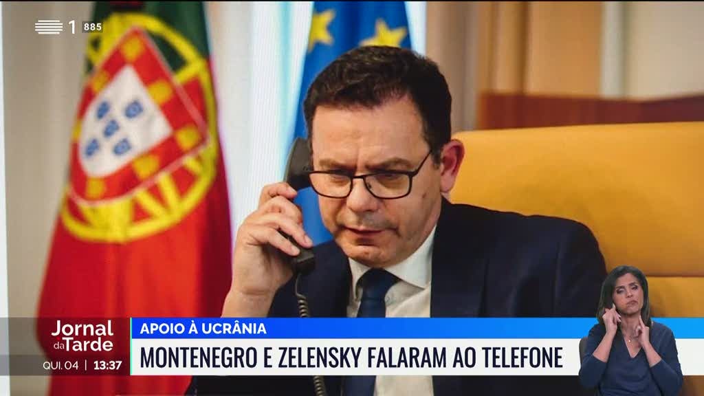 Montenegro garantiu a Zelensky apoio económico e militar