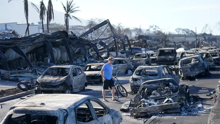 Imagem de Sobe para 80 o número de mortos nos incêndios no Havai