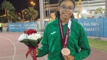 Imagem de Ana Filipe conquistou três medalhas nos mundiais de atletismo adaptado (Vídeo)