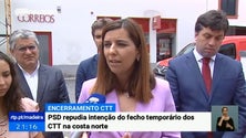 PSD contra correios “a meio gás” na costa norte