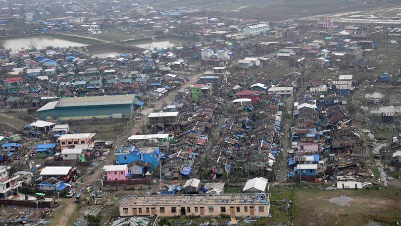 Ciclone provoca 60 mortos em Myanmar