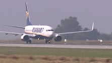 Imagem de Torre de controlo autoriza aterragem com avião na pista  (vídeo)