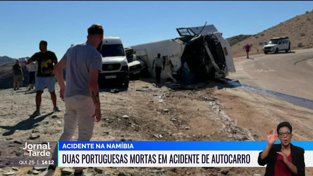 Duas portuguesas morreram num acidente de autocarro na Namíbia