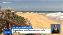 Imagem de Porto Santo distinguido pela melhor praia da Europa (vídeo)
