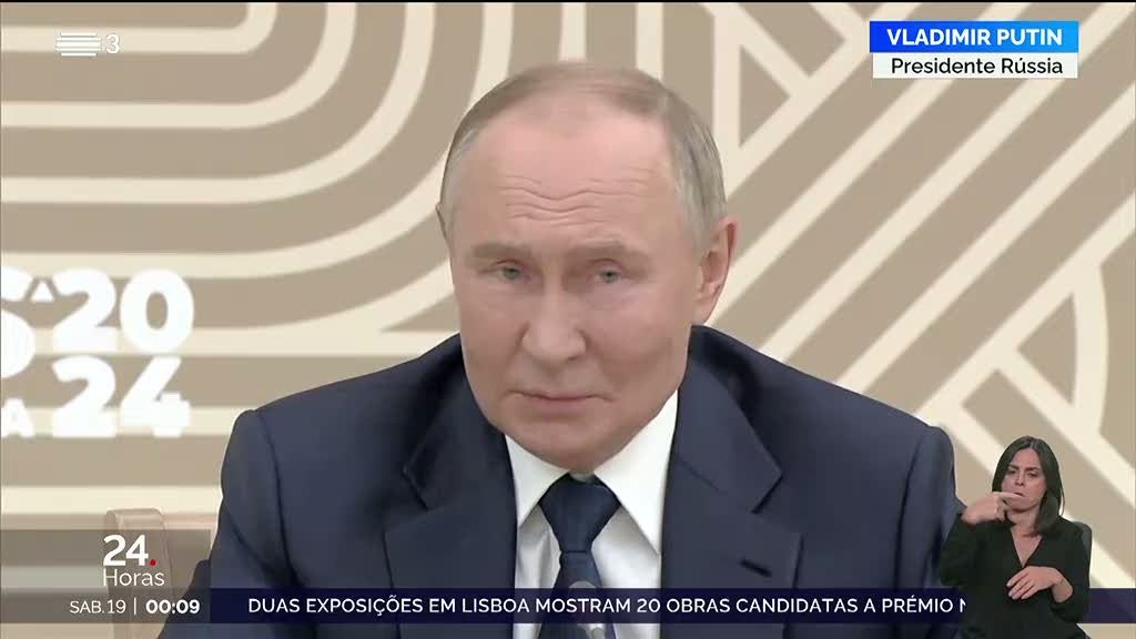 Cimeira do G20 no Brasil. Putin anunciou que não estará presente