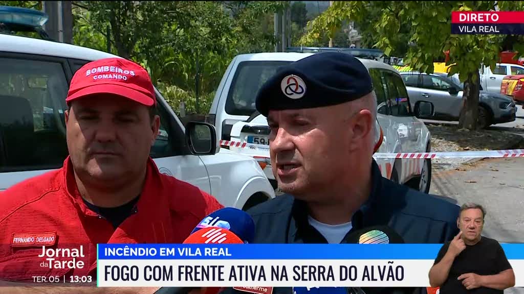 Incêndio em Vila Real com "três pontos sensíveis"