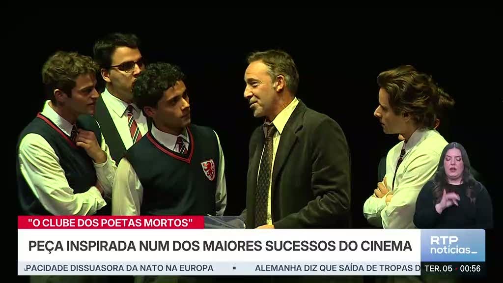 'O Clube dos Poetas Mortos'. Sucesso antes da estreia no Teatro da Trindade