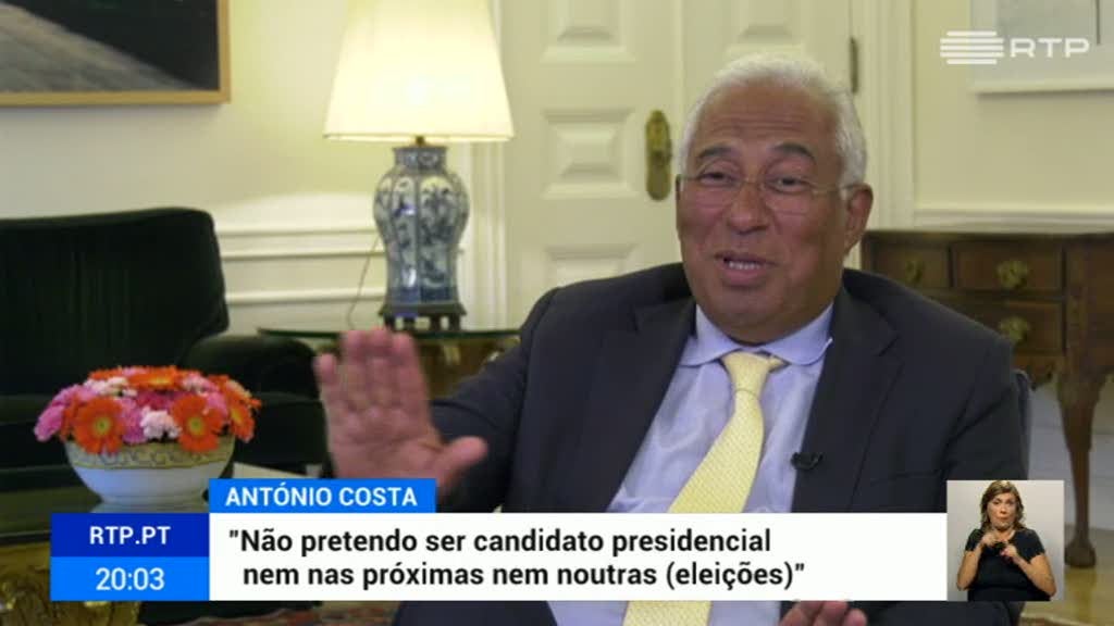 Ant�nio Costa. N�o penso ser candidato presidencial nos pr�ximos anos