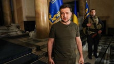 Imagem de Zelensky pede «ajuda ilimitada»