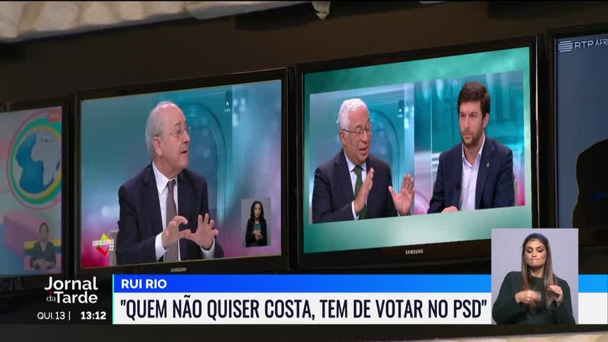 Rio diz que Costa parte em ″desvantagem″ para debate por não dar ″respostas  claras″