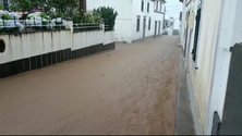 Chuva forte provoca estragos em São Miguel (Vídeo)