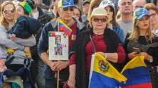 Imagem de Centenas de manifestantes no Funchal em apoio à Venezuela