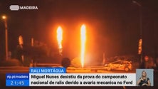Imagem de Miguel Nunes desistiu do rali de Mortágua devido a avaria mecânica