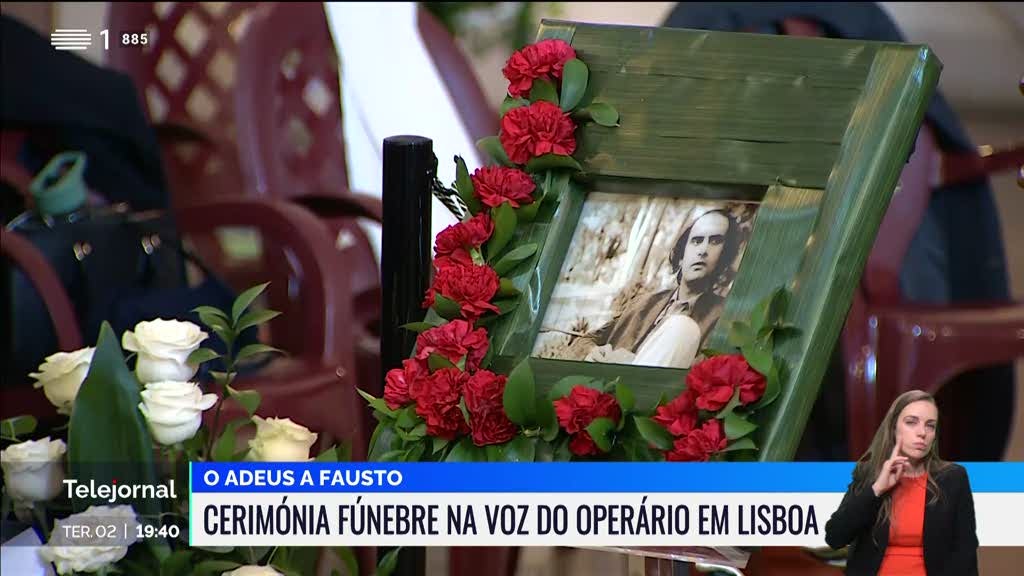 Cerimónias fúnebres de Fausto decorrem na Voz do Operário