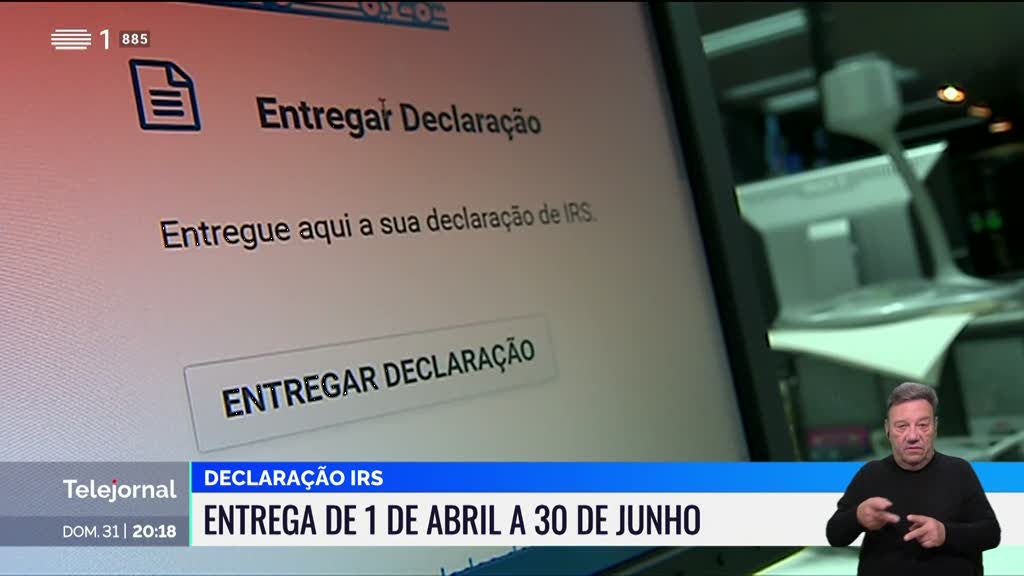 Entrega do IRS começa esta segunda-feira