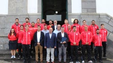 Imagem de Sporting da Horta recebido na Câmara municipal (Vídeo)