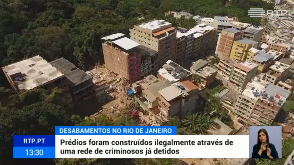 Subiu para sete o n�mero de mortos no colapso de dois edif�cios ilegais no Rio de Janeiro