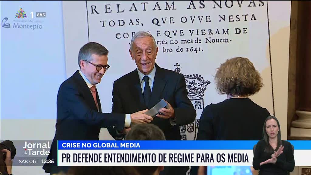 Crise na Global Media. Marcelo defende entendimento de regime para os media