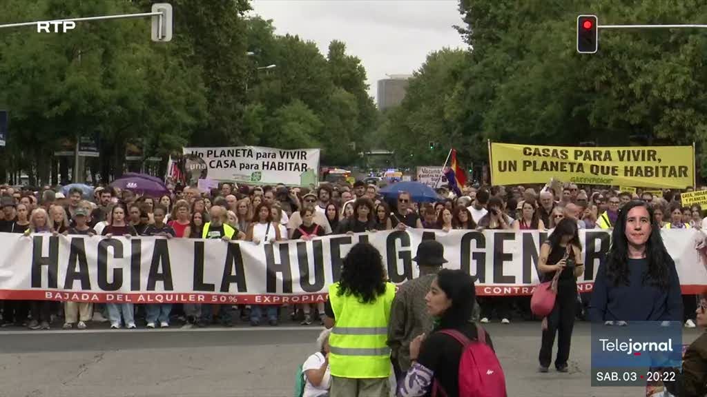 Imagem de Crise da habitação em Espanha levou centenas de milhares de pessoas às ruas