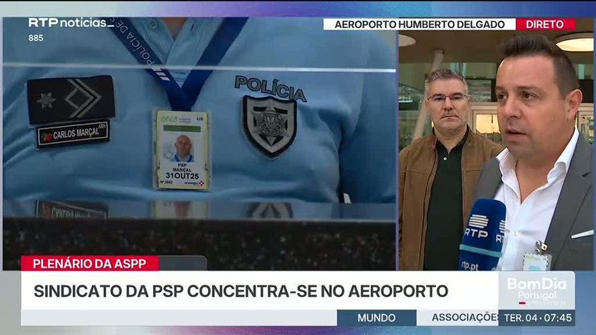 Protest at Lisbon Airport