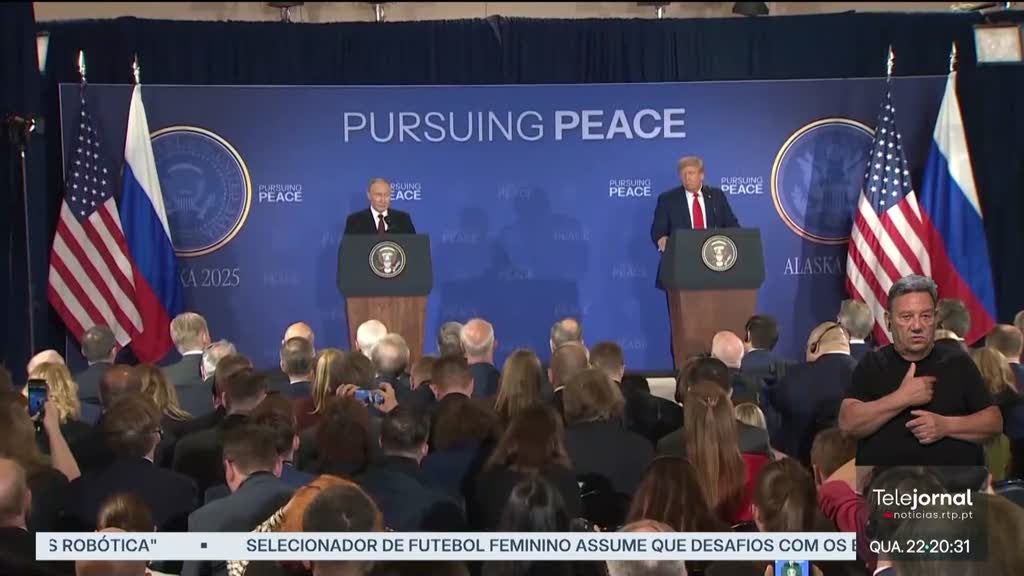 Guerra na Ucrânia. Cimeira entre Trump e Putin sem data marcada