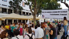 Imagem de Professores em greve protestam no centro do Funchal