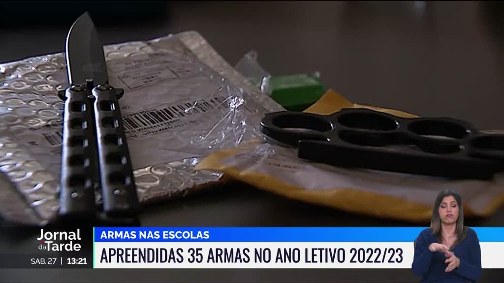 PSP apreende dezenas de armas em escolas portuguesas