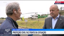 Proteção Civil da Madeira faz ponto de situação (vídeo)