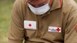 Voluntários da Cruz Vermelha em risco