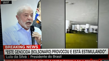 Lula da Silva acusa Bolsonaro de estimular invasões violentas