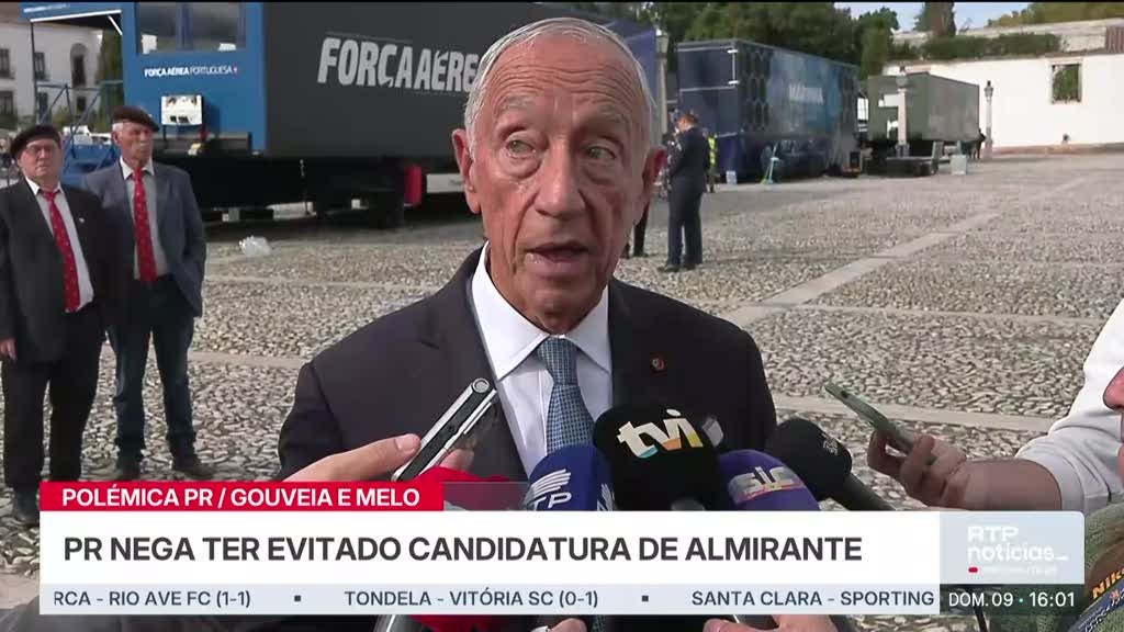 Presidente nega ter impedido candidatura de Gouveia e Melo