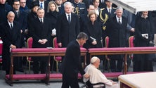 Imagem de Presidente teve encontro com Papa Francisco hoje de manhã