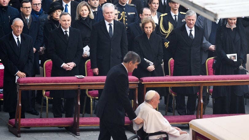 Imagem de Presidente teve encontro com Papa Francisco hoje de manhã