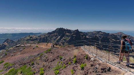 Imagem de Resgate de turista no Pico Ruivo envolveu 14 operacionais