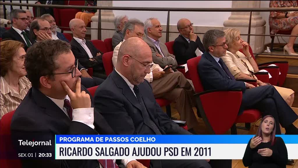 Ricardo Salgado ajudou Catroga a elaborar programa eleitoral de Passos