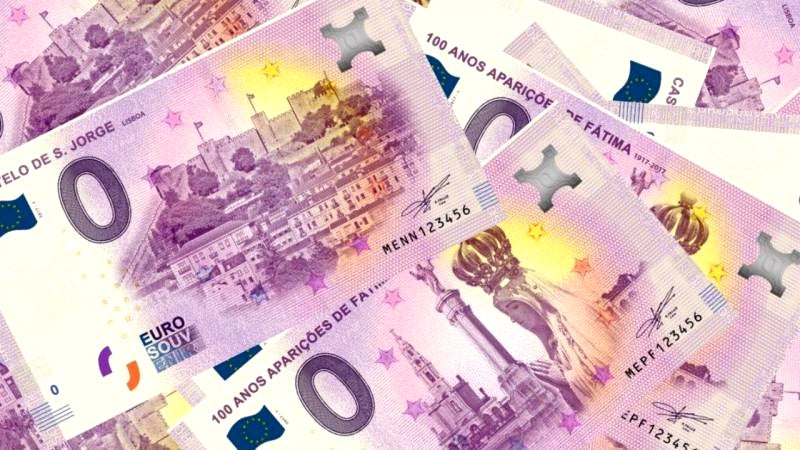 Imagem de Portugal passa a ter notas de zero euros como souvenir