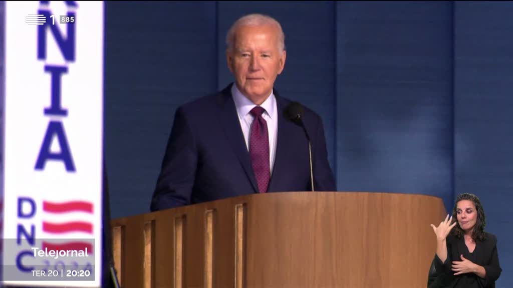 Joe Biden passa testemunho a Kamala Harris