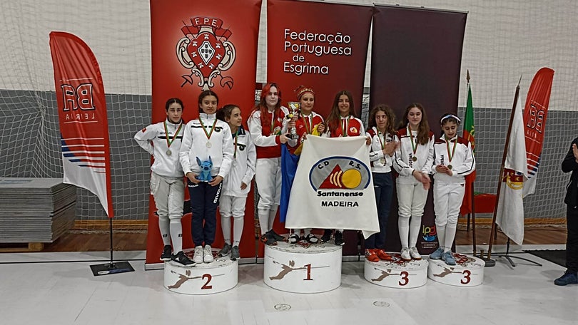 Imagem de Esgrimistas madeirenses estiveram em grande no Nacional em Leiria