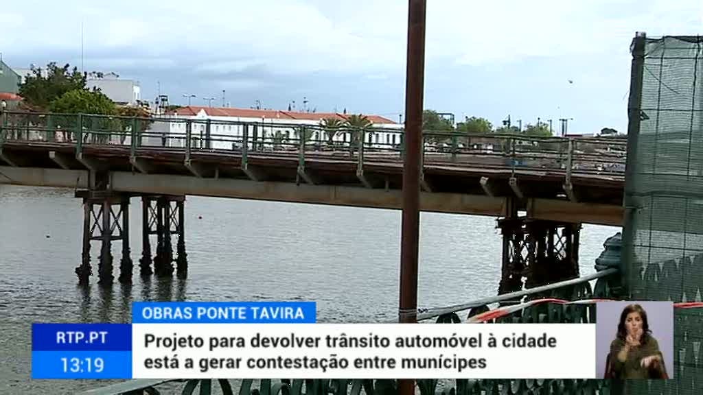 Tavira. Contestadas obras na ponte militar - RTP